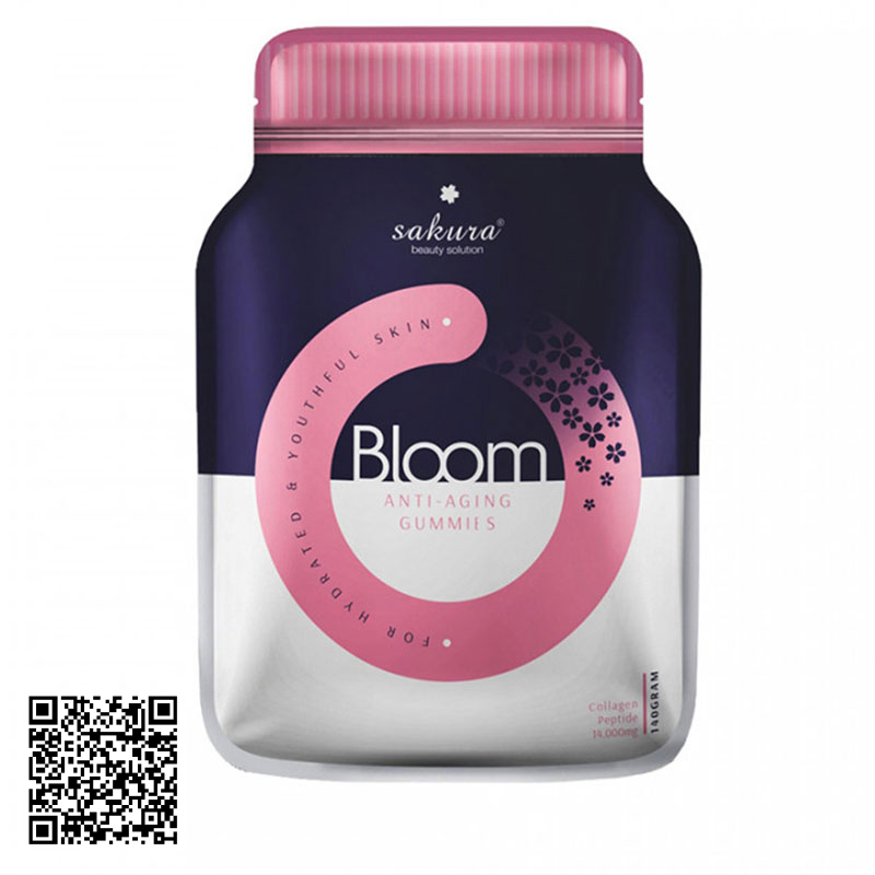 Collagen Sakura Bloom Anti - Aging Gummies Nhật Bản 140g/35 Viên