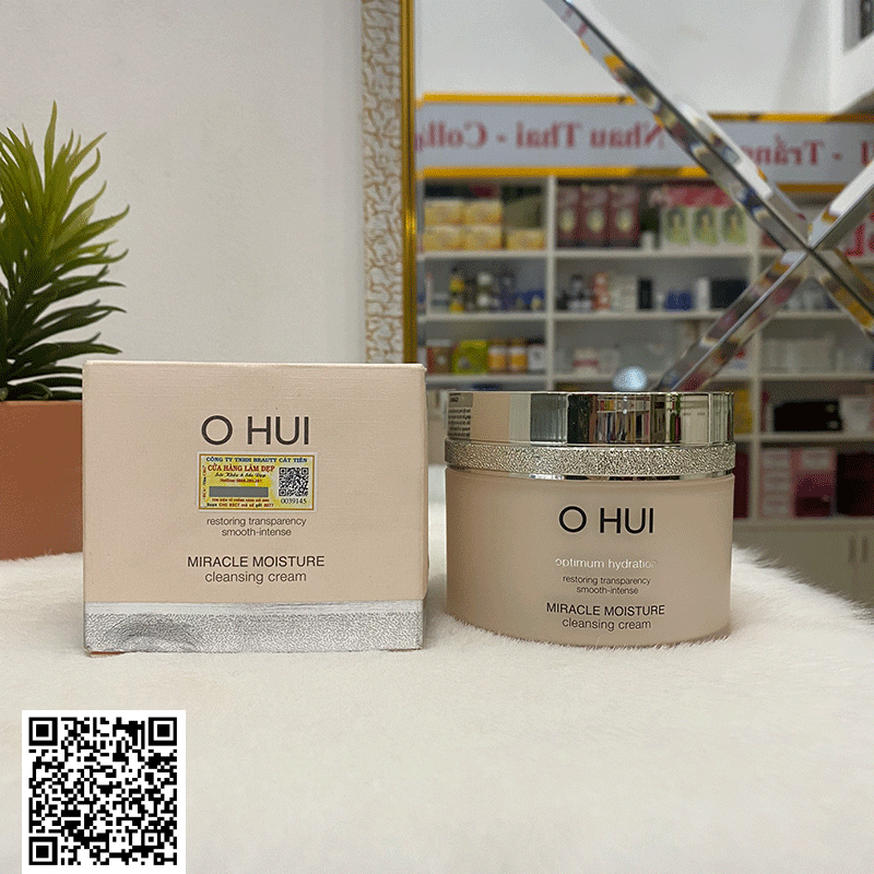 Kem Tẩy Trang Ohui Miracle Moisture Cleansing Cream Hàn Quốc 200ml