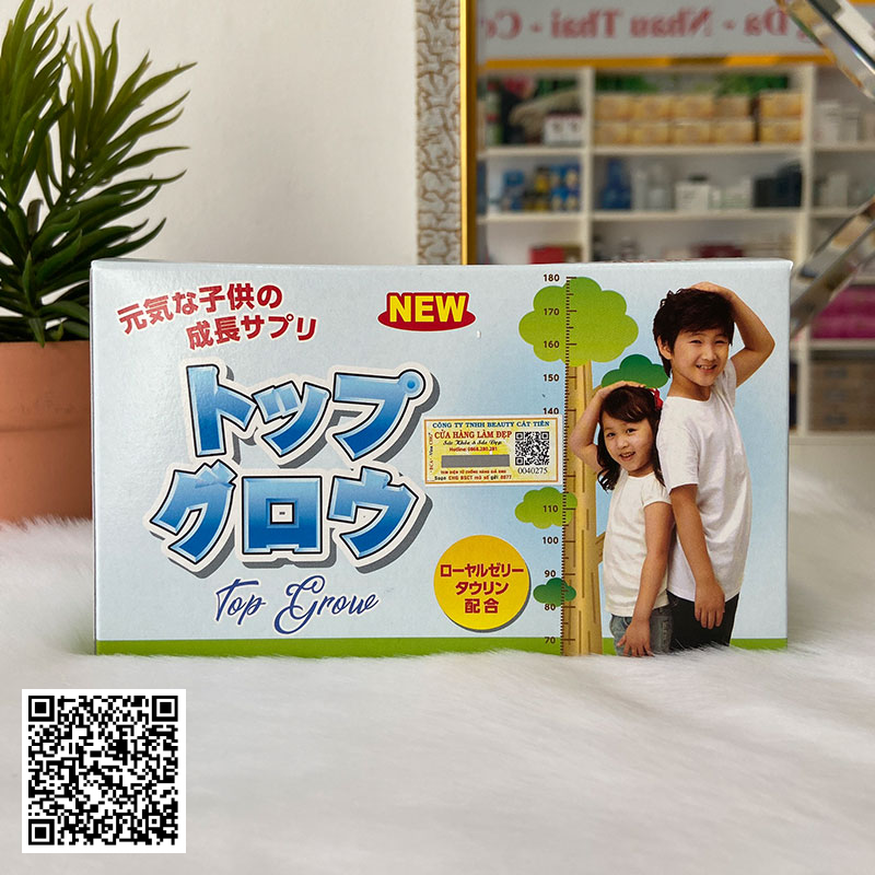 Siro Vitamin Hỗ Trợ Tăng Chiều Cao Cho Trẻ Top Grow Jpanwell Nhật Bản 10 Chai
