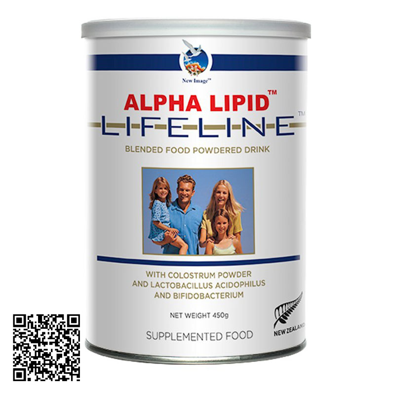Sữa Non Alpha Lipid Lifeline Hỗ Trợ Tăng Cường Sức Khỏe 450g New Zealand