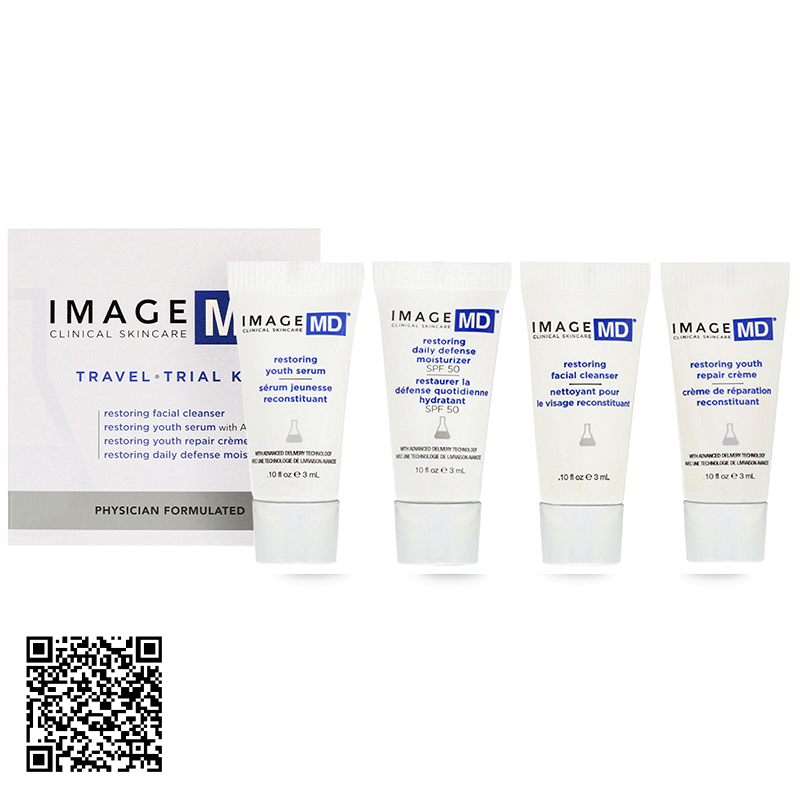 Bộ Trẻ Hóa Da Chuyên Sâu Image Skincare MD Travel Trial Kit Mỹ