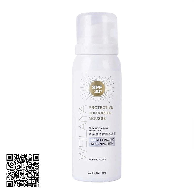 Bột Chống Nắng  Protect Sunscreen Mousse SPF30+ Weilaiya 80ml