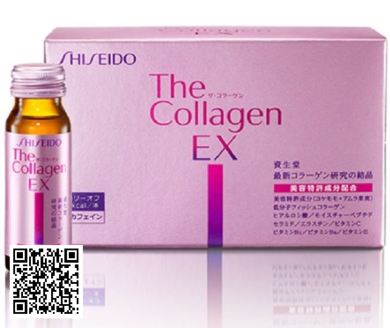 Collagen Shiseido EX Dạng Nước Uống (50ml X 10 Lọ)