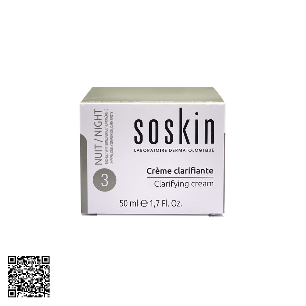 Kem Dưỡng Trắng Da Soskin Clarifying Cream Từ Pháp 50ml