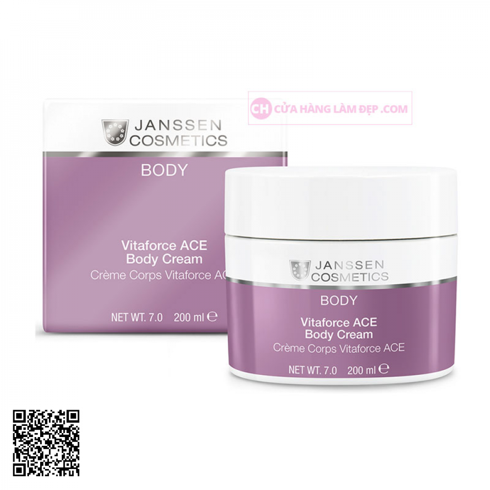 Kem Dưỡng Trắng Da Toàn Thân Janssen Vitafore C Ace Body Cream