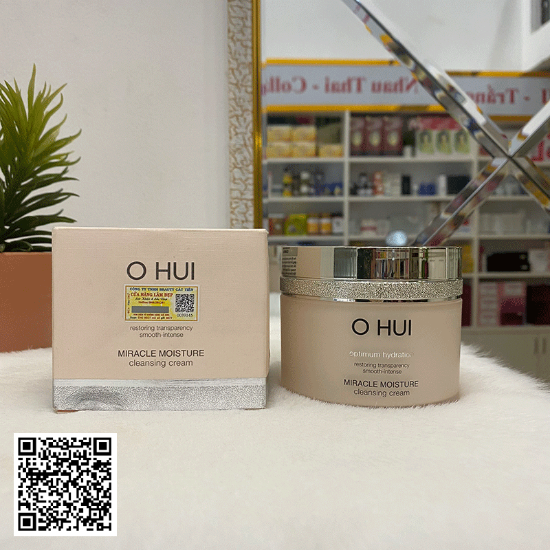 Kem Tẩy Trang Ohui Miracle Moisture Cleansing Cream Hàn Quốc 200ml