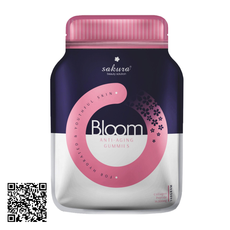   Kẹo Dẻo Bổ Sung Collagen Sakura Bloom Anti - Aging Collagen Gummies