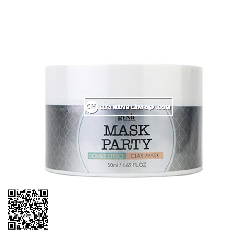 Mặt Nạ Đất Sét Genie Mask Party Double Effect Clay Mask