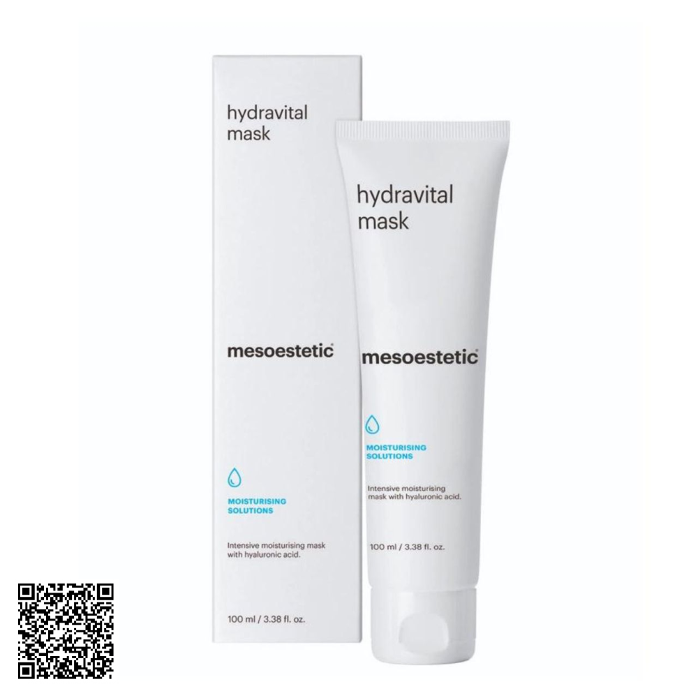 Mặt Nạ Dưỡng Ẩm Phục Hồi Da Mesoestetic Moisturizing Solutions Hydra Vital Mask Từ Tây Ban Nha 100ml