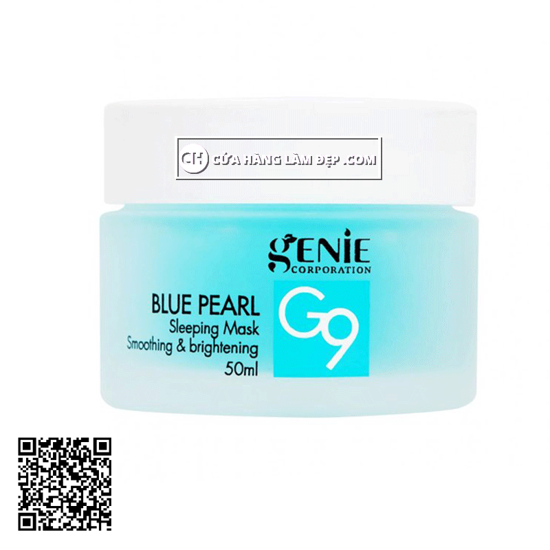 Mặt Nạ Ngủ Genie Blue Pearl Sleeping Mask G9 Smoothing & Brightening
