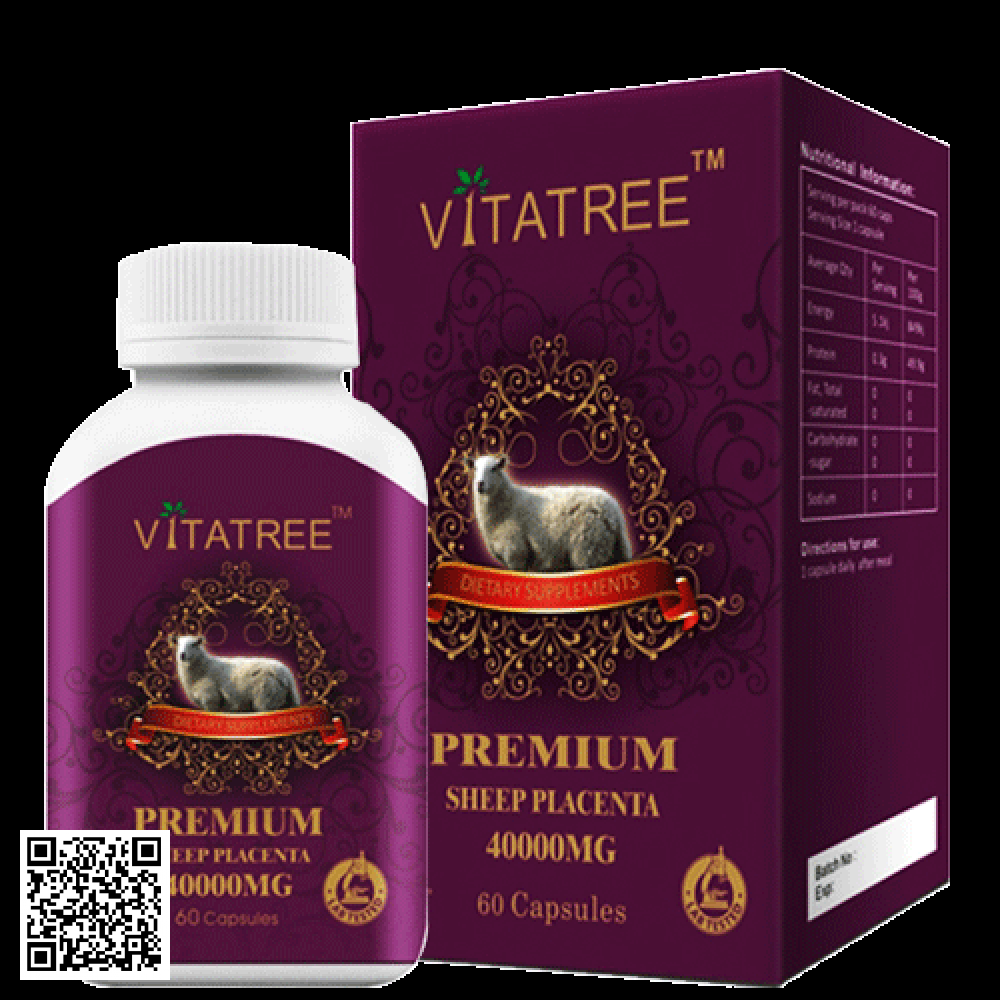 Nhau Thai Cừu Vitatree (40000mg X 60 Viên)