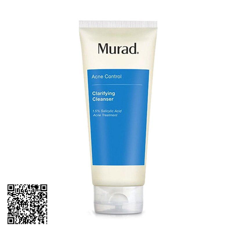 Sữa Rửa Mặt Chống Khuẩn Ngừa Mụn Murad Acne Control Clarifying Cleanser Mỹ 200ml