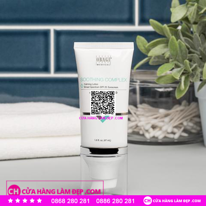 Kem Chống Nắng Phổ Rộng SuzanObagiMD Soothing Complex Calming Lotion Broad Spectrum SPF 25