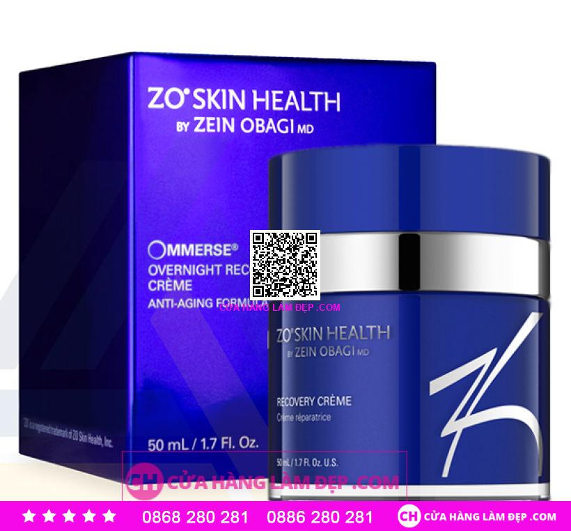Kem dưỡng chống lão hoá, tái tạo da ban đêm ZO® Skin Health Ommerse Overnight Recovery Crème