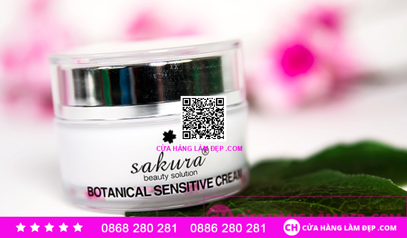 Kem Dưỡng Trắng Da Cho Da Nhạy Cảm Sakura Botanical Sensitive Cream