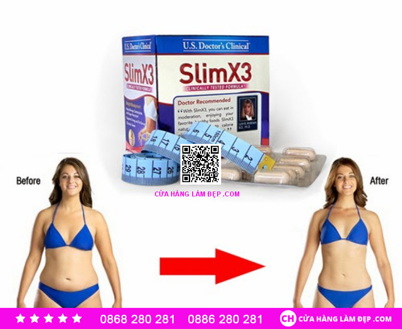 Slim 3X USA – Giảm Cân Nhanh Gấp 3 Lần