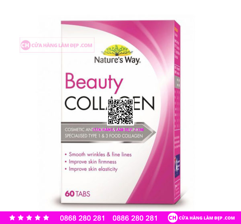 Viên Uống Collagen Natures Way Beauty Collagen Của Úc