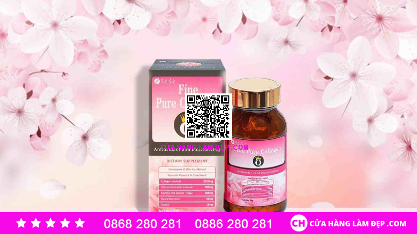 Viên uống đẹp da Fine Pure Collagen Q 375 viên