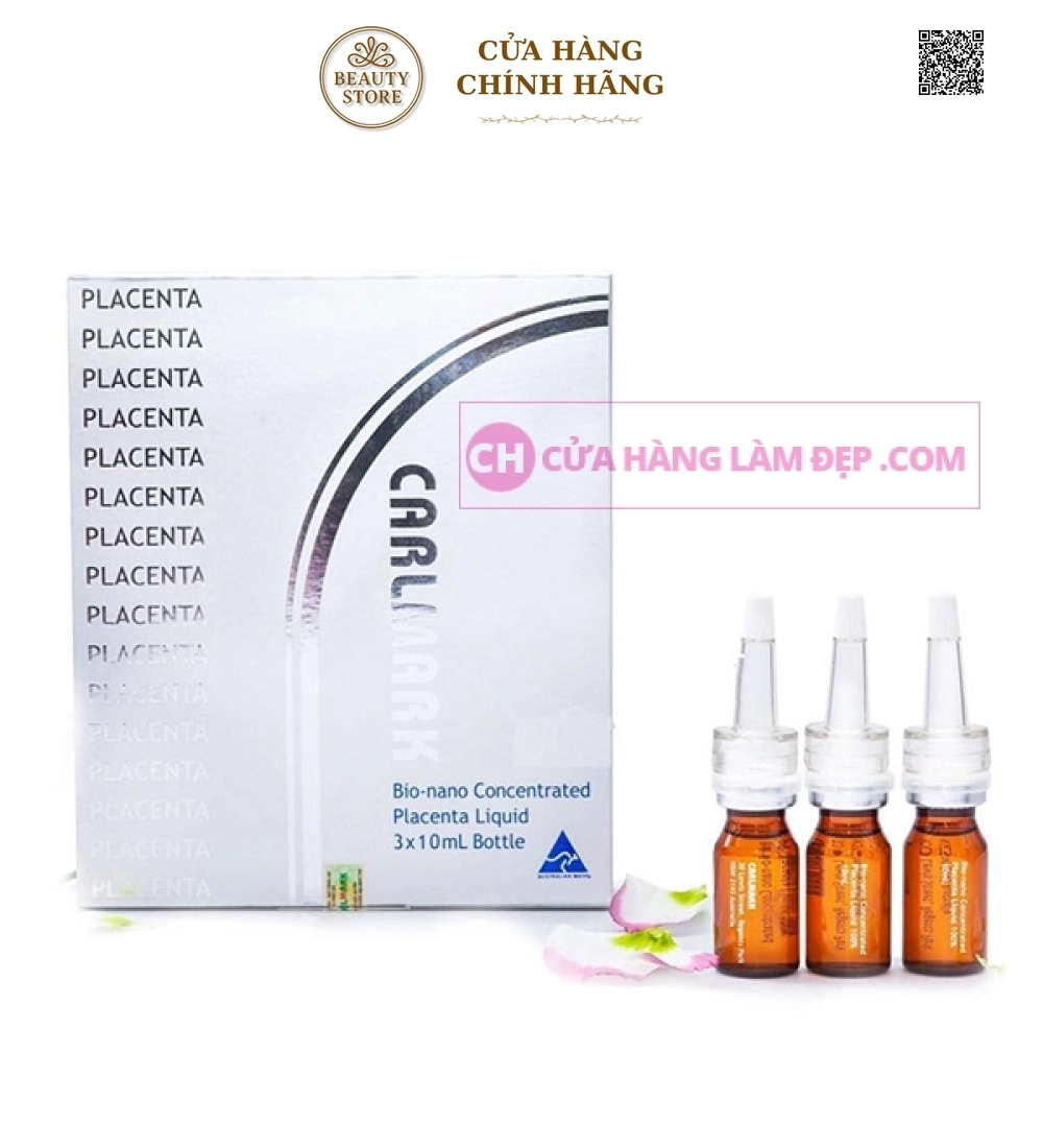 Tinh Chất Tế Bào Nhau Thai Cừu CARLMARK BIO NANO Kỳ Duyên House (3x10ml)