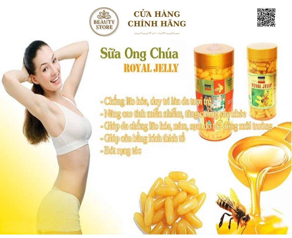 Sữa Ong Chúa Golden Health (1600mg X 365 Viên)