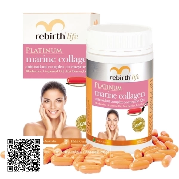 Platinum Marine Collagen Rebirth Life - Viên Uống Collagen Cao Cấp Của Úc