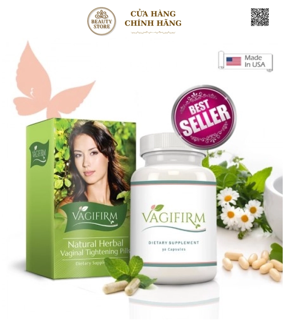 Vagifirm - Thảo Dược Se Khít Vùng Kín, Tăng Cường Sinh Lý Nữ