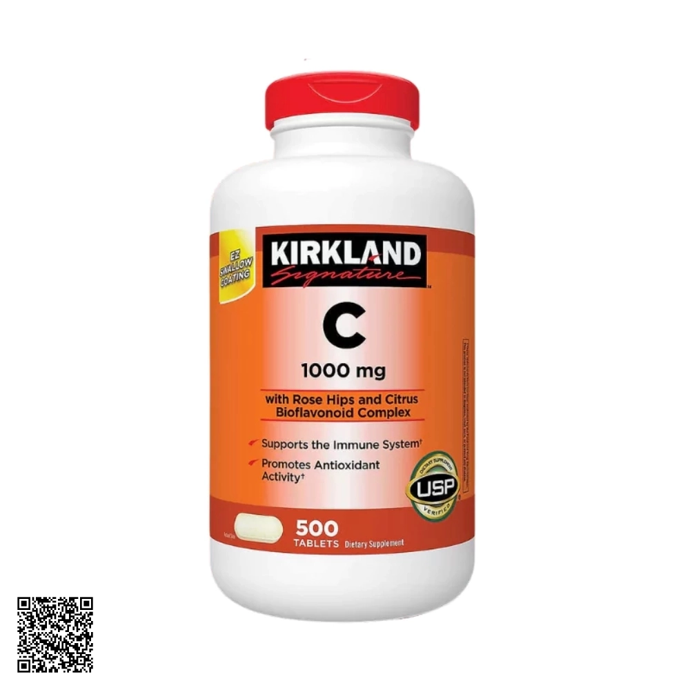 Viên Uống Bổ Sung Vitamin C Kirkland Signature C 1000mg Từ Mỹ 500 Viên