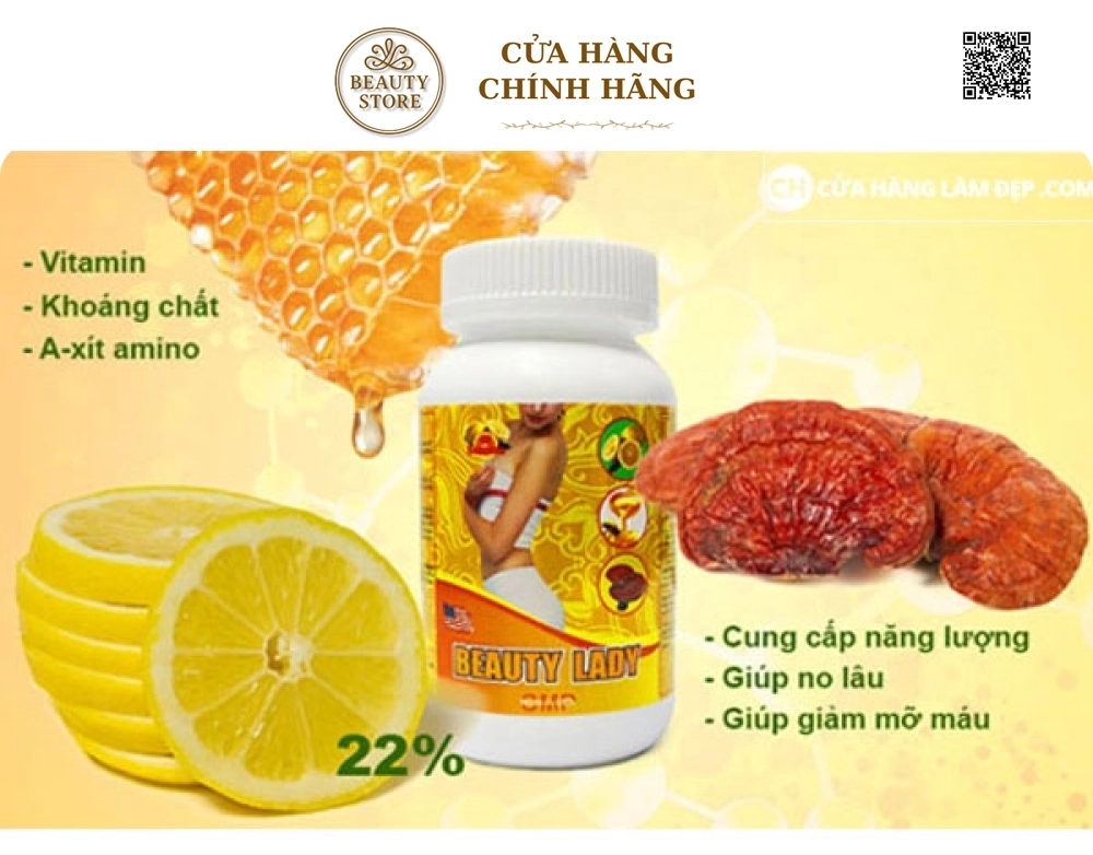 VIÊN UỐNG GIẢM CÂN BEAUTY LADY