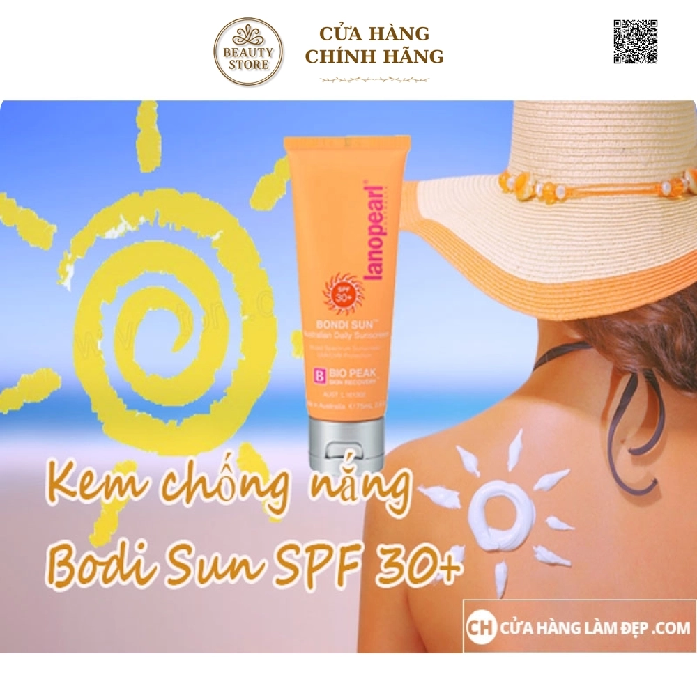 Kem Chống Nắng Lanopearl Bondi Sun Australian Daily Sunscreen SPF 30+ (75ml)