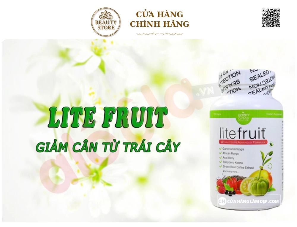 Viên Uống Giảm Cân Từ Trái Cây TPCN Lite Fruit