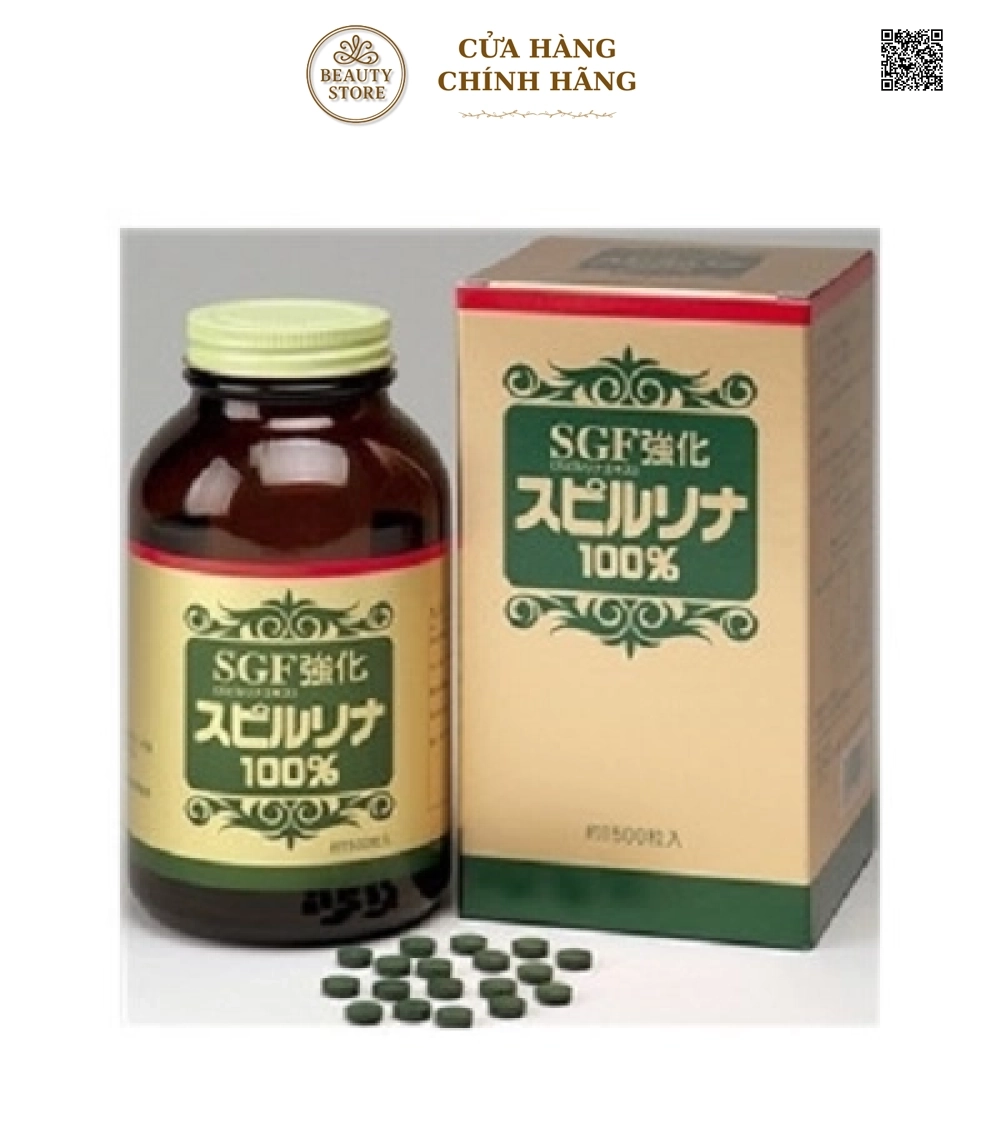 Tảo Biển Spirulina Nhật Bản 1500 Viên