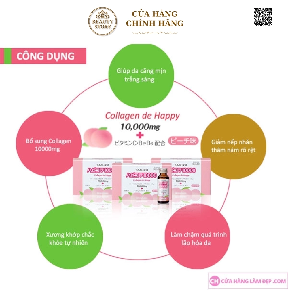 Collagen De Happy Bí Quyết Làm Đẹp Từ Nhật Bản