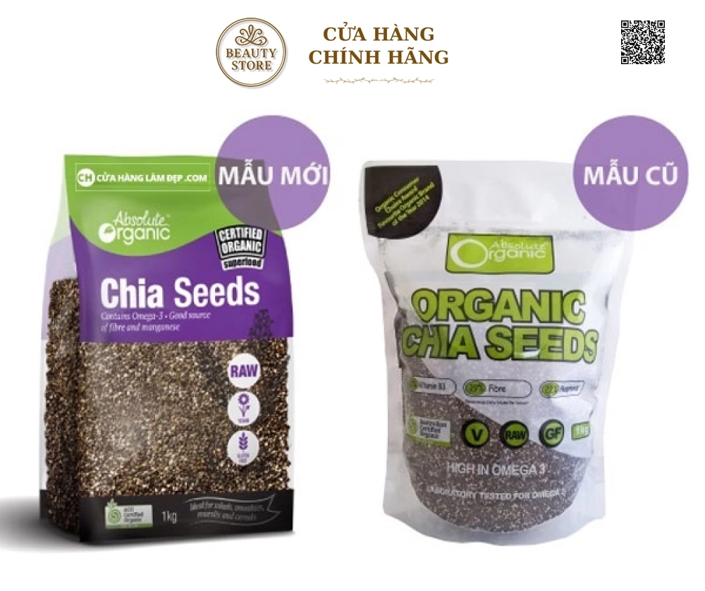 Hạt Chia Seeds High In Omega 3 Absolute Organic 1kg