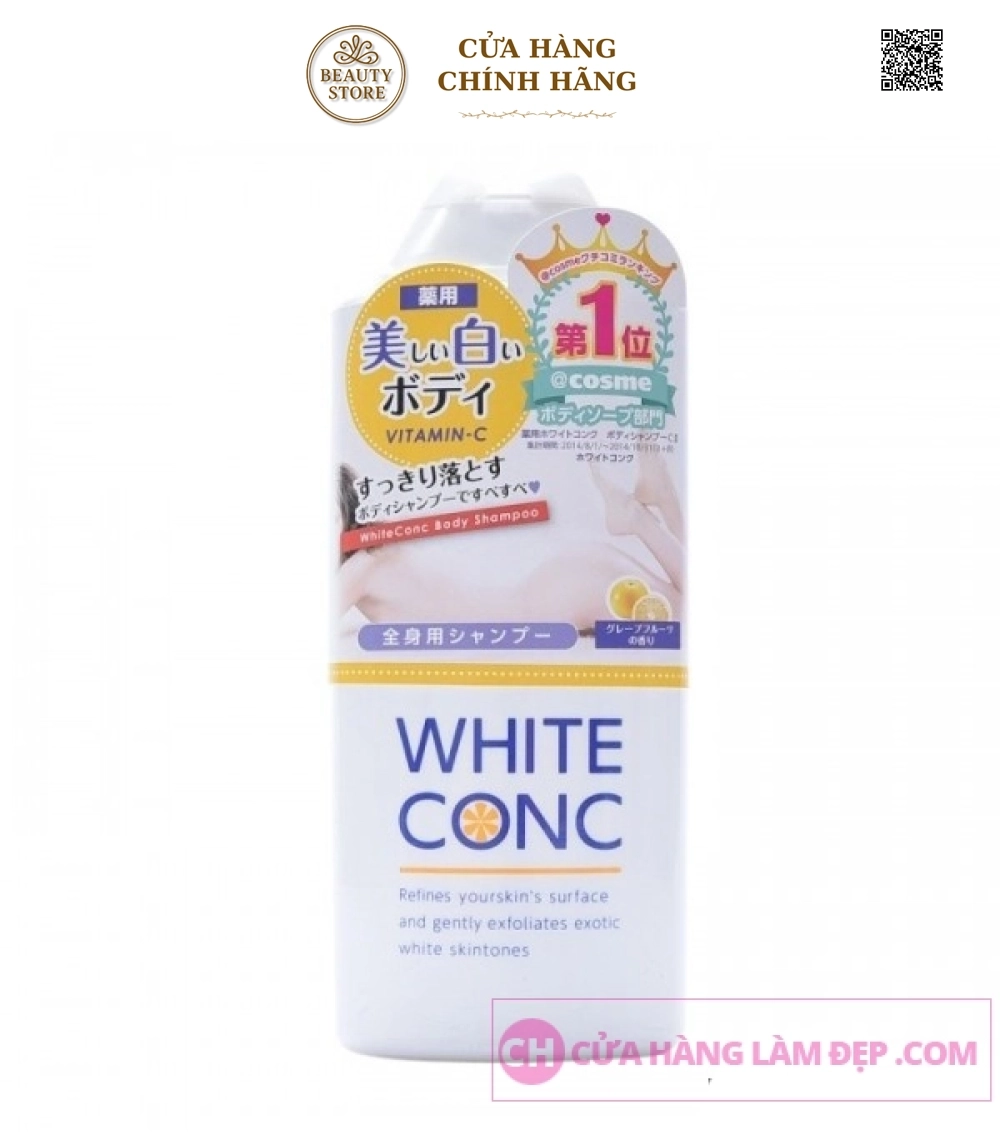 Sữa Tắm Trắng Da White Conc 360ml