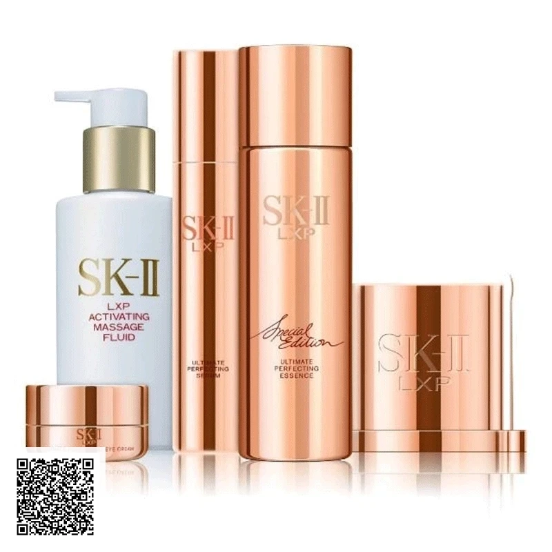 Trọn Bộ Mỹ Phẩm  Dưỡng Da Cao Cấp LXP SK-II LXP Ultimate Perfecting Trắng Da Mờ Nám Nâng Cơ Da 5 Sản Phẩm Của Nhật Bản