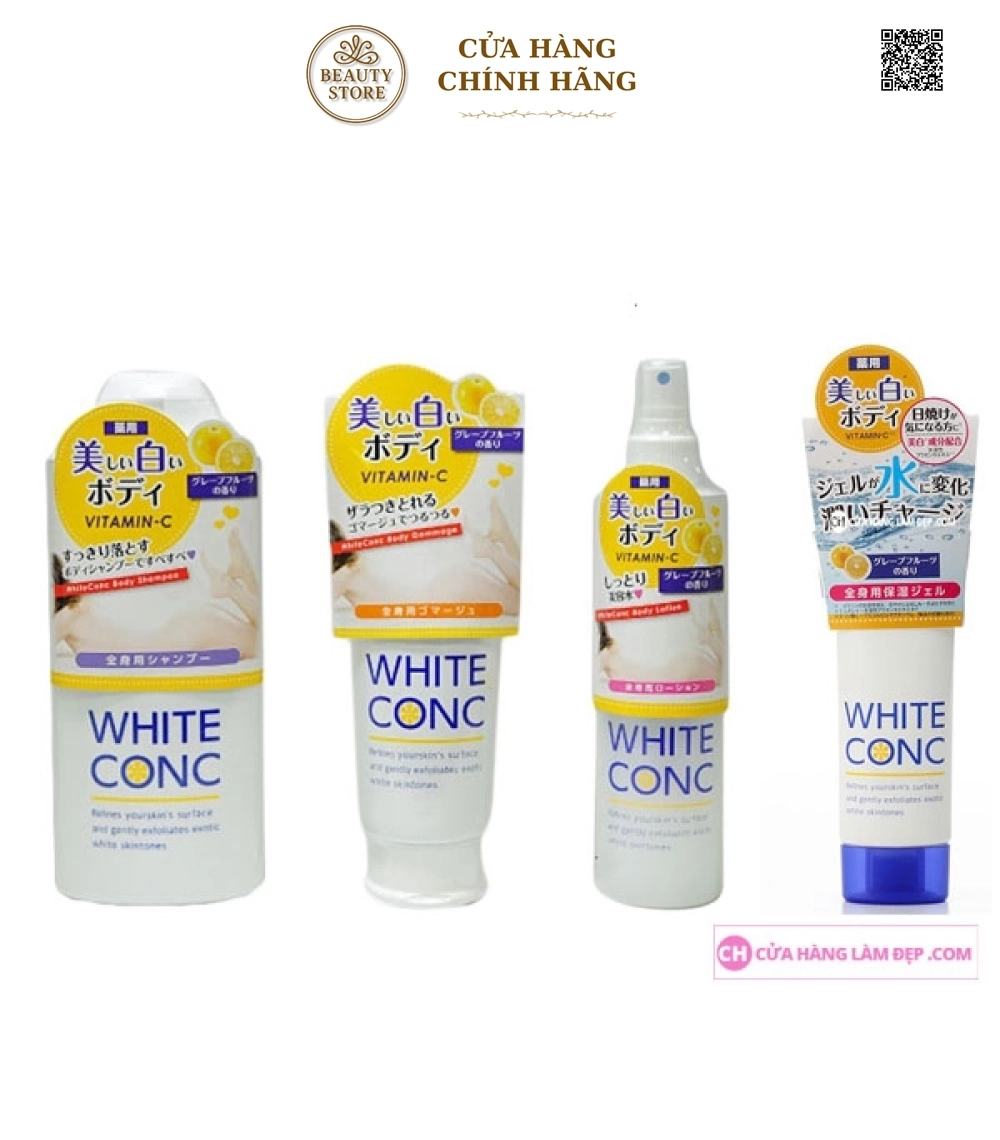 Bộ Sản Phẩm Dưỡng Trắng Da White Conc Của Nhật