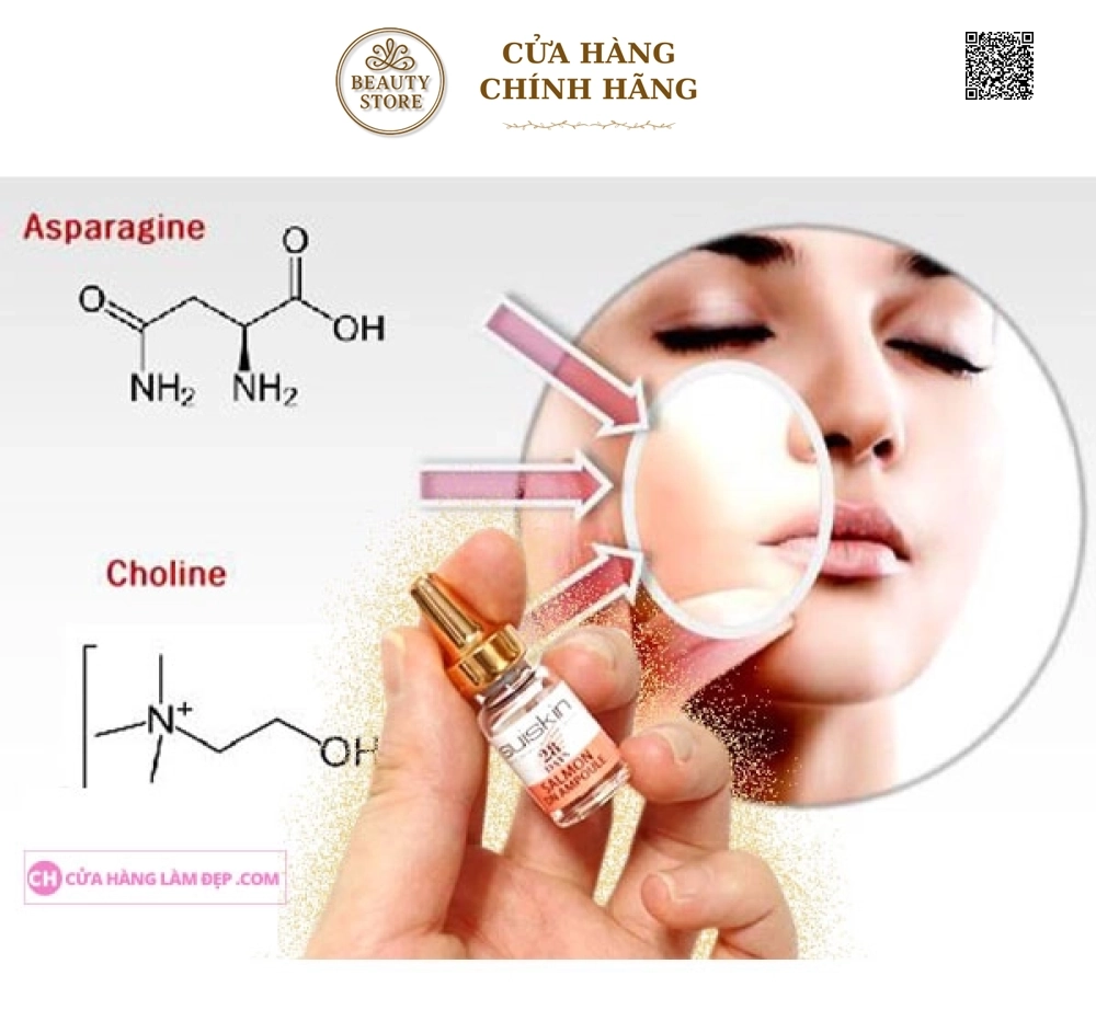 Tinh Chất Tế Bào Salmon Chiết Xuất Cá Hồi DN Ampoule Dược Mỹ Phẩm Suiskin 28 Days