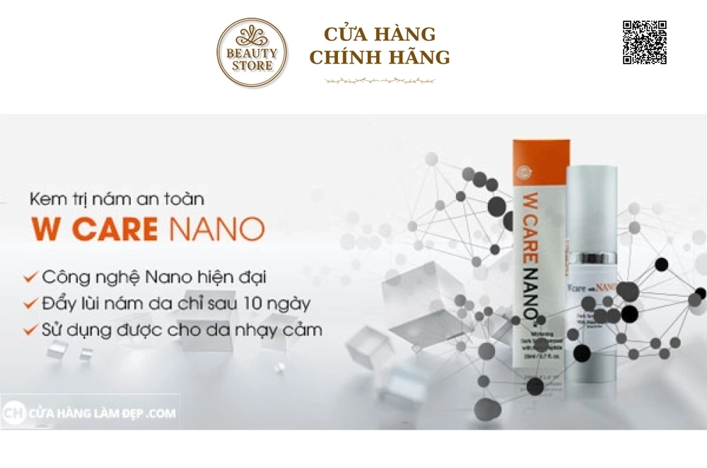 Kem Mờ Nám, Trắng Da An Toàn Wcare With Nano
