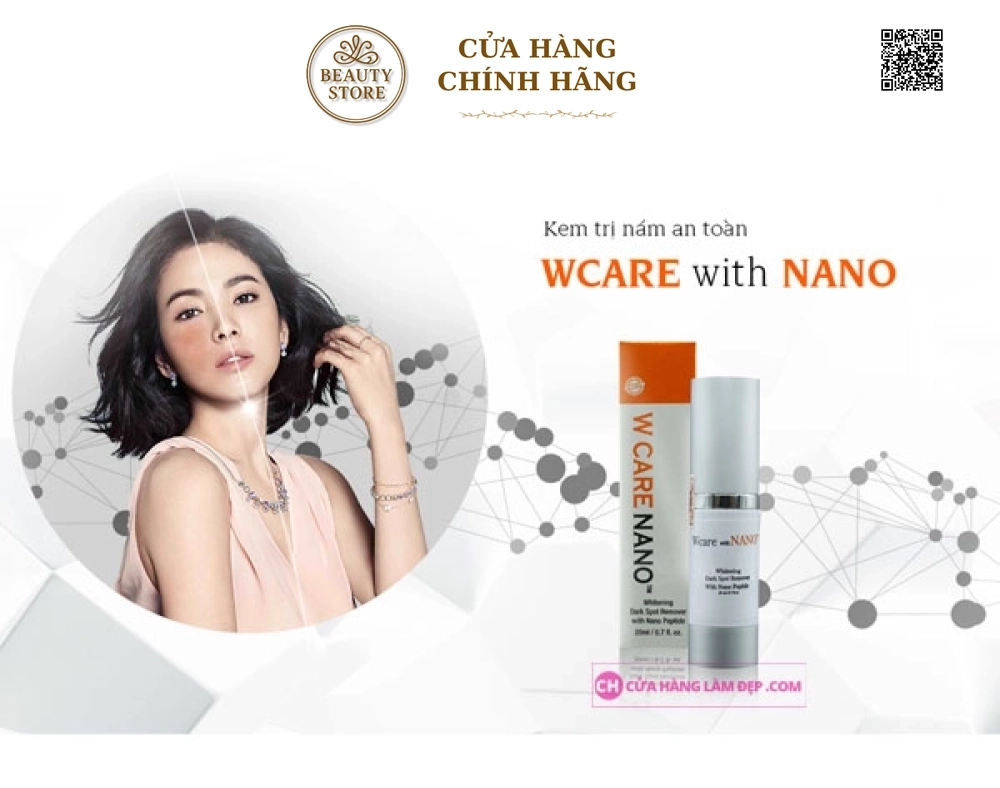 Kem Mờ Nám, Trắng Da An Toàn Wcare With Nano