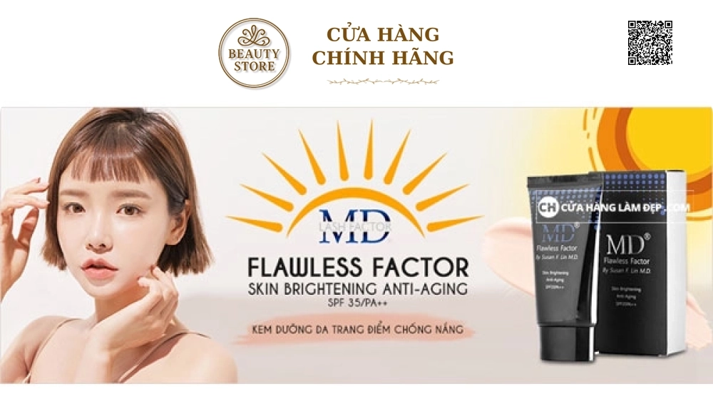 Kem Chống Nắng Và Dưỡng Da Ban Ngày Thần Thánh MD Flawless Factor SPF 35PA