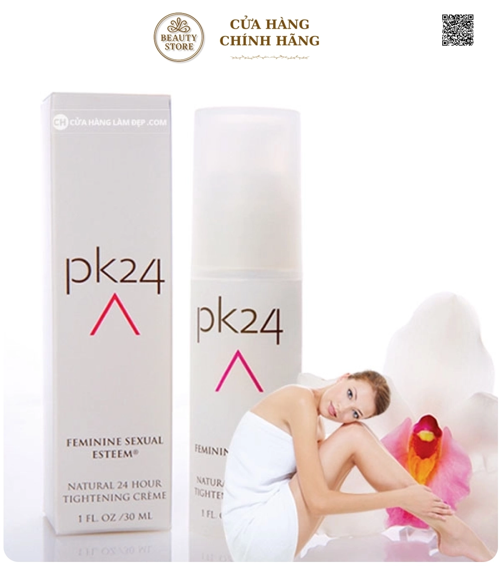 Kem Se Khít Vùng Kín PK24, Làm Săn Chắc Thu Nhỏ Đường Kính Vùng Kín của Mỹ