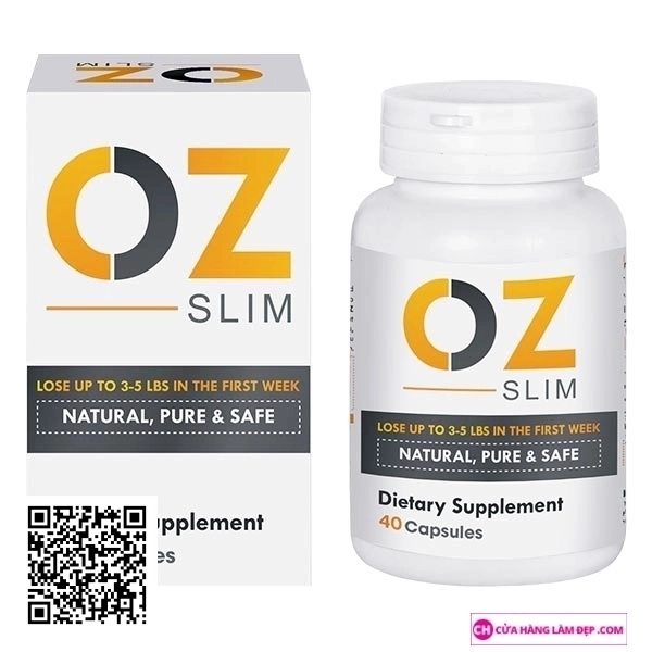 Viên uống giảm cân OZ SLIM  Mỹ Hộp 40 Viên