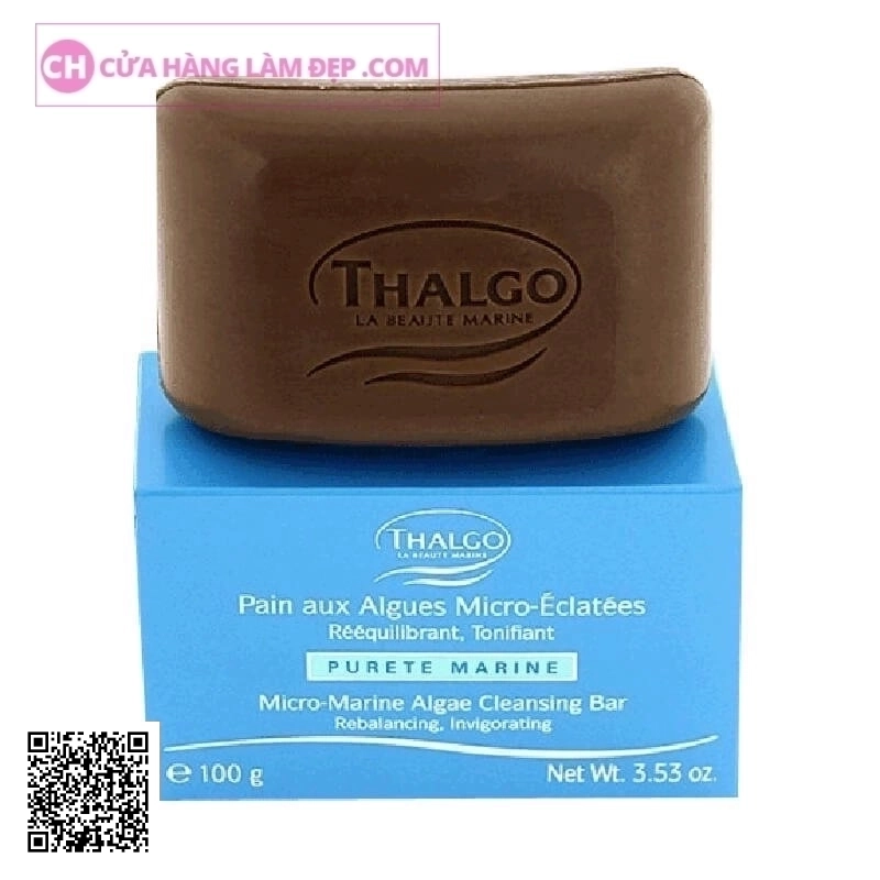 Xà Phòng Tảo Biển Giảm Mụn Lưng Thalgo Marine Algae Cleansing Bar
