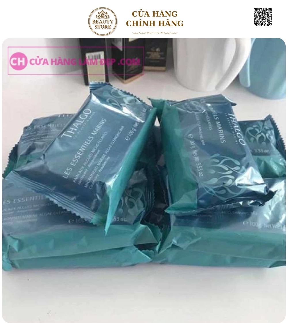Xà Phòng Tảo Biển Giảm Mụn Lưng Thalgo Marine Algae Cleansing Bar