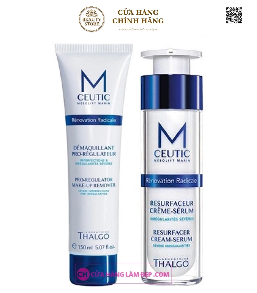 Kem Dưỡng giảm Sẹo Rỗ Thalgo Mceutic Resurfacer Cream-Serum 50ml