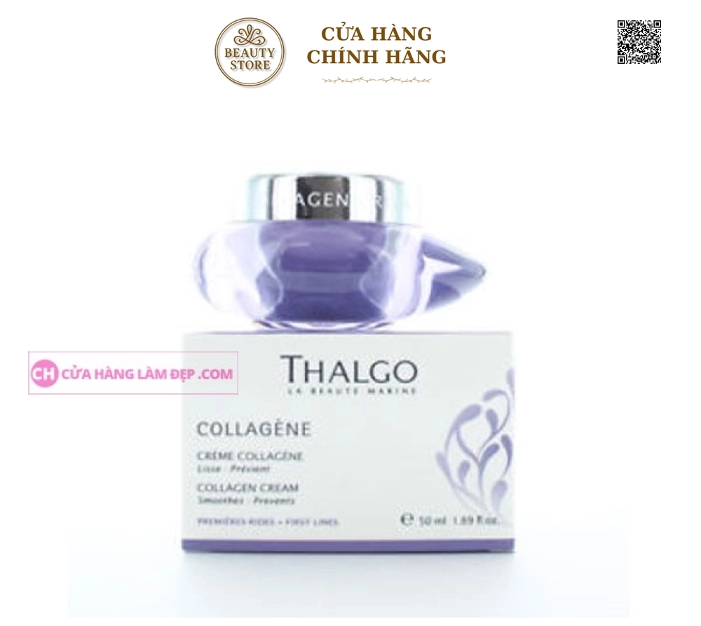Kem Xoá Mờ Nếp Nhăn, Bổ Sung Collagen Thalgo Collagen Cream