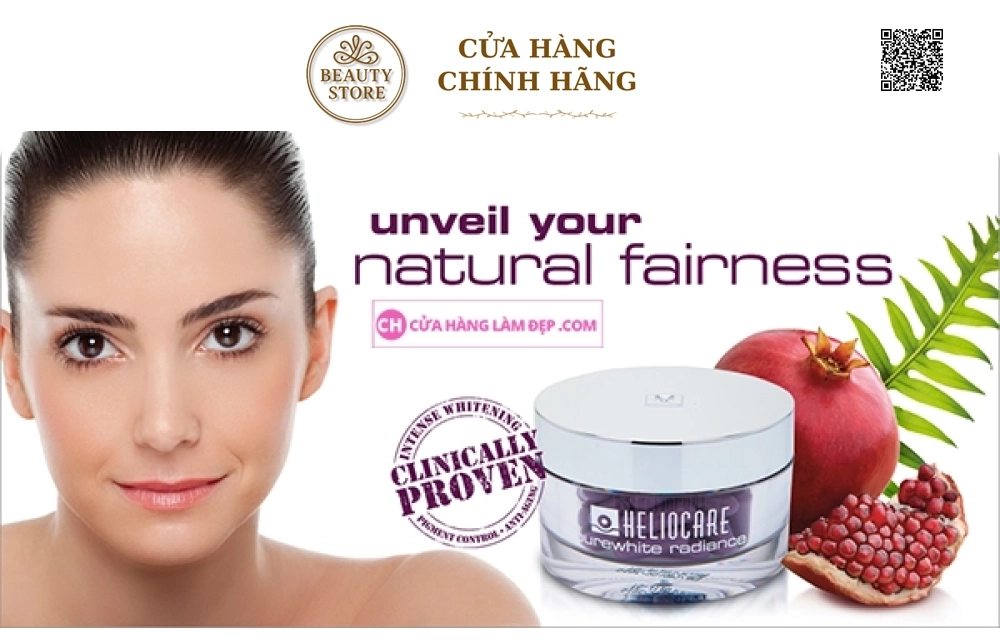 Viên Uống Trắng Da, Mờ Nám Heliocare PureWhite Radiance