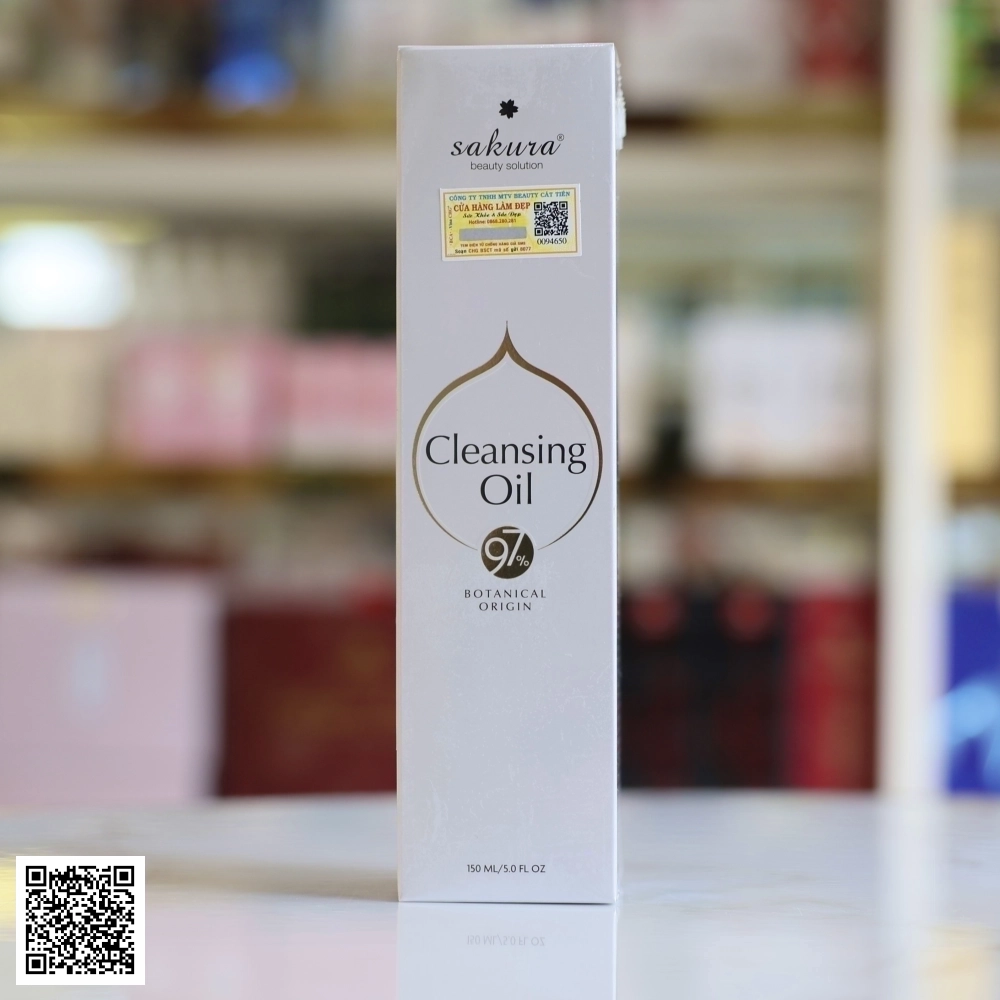 Dầu Tẩy Trang Sakura Cleansing Oil Từ Nhật Bản 150ml