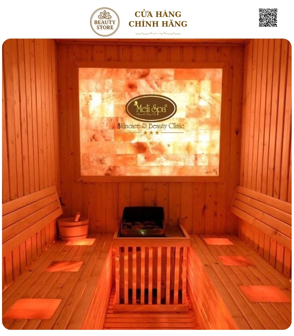 Xông Hơi Đá Muối tại Meli Spa