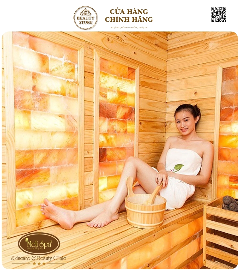 Xông Hơi Đá Muối tại Meli Spa